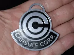 Round Capsule Corp Logo - Free 3D Print Model