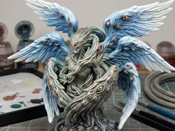 Searphim / Biblical angel - high detail - Free 3D Print Model