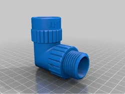 90 Degree Male-Female US Garden Hose Adapter
