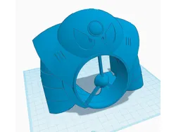 Air Man Bust Desk Fan