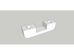Cable Clip with holes for screws