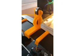 Clip-On Filiment Guide with Bearings for Wanhao Duplicator i3 (and similar)
