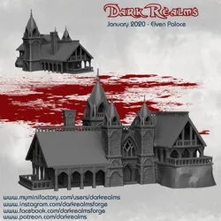 Dark Realms Elven Scenery - Palace