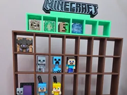 Minecraft Kinder Joy Display Stand  - Free 3D Print Model