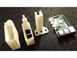 Raspberry Pi 4B / 3B+ / 3B / 3 / 2 / B+ rack mount case