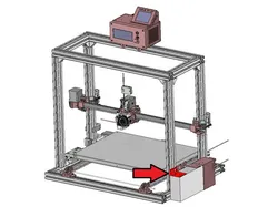 Scalar XL Premium - Reinforcement Power supply mount