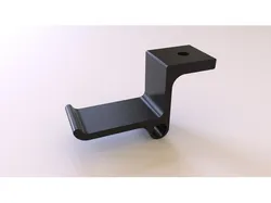 Simple Under Desk Headphone Hook