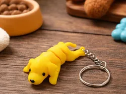 Articulated Labrador Keychain – Flexible Puppy - Free 3D Print Model