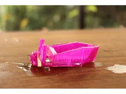 Barco de papel con propelas (Boat Deco only)