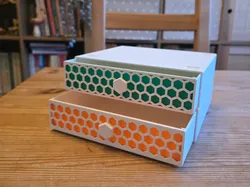 hex pattern stackable drawers - Free 3D Print Model