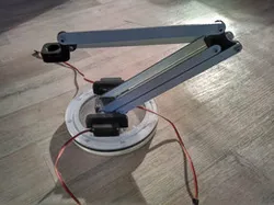 robot arm CNC'd and 3D printed