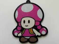 Toadette Keychain - Free 3D Print Model
