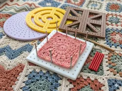Assorted Sized Crochet Blocking Board - Free 3D Print Model