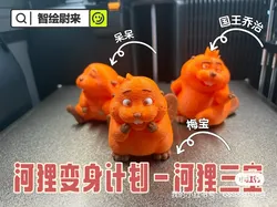 Beaver Makeover Project - The Beaver Trio (AMS required) - Free 3D Print Model