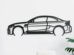 BMW M2 Wooden Wall Sticker - Free 3D Print Model