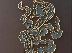 Cloisonné Filigree · Traditional Patterns 11 - Free 3D Print Model