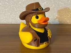 Duck Norris, Texas Ranger - Free 3D Print Model