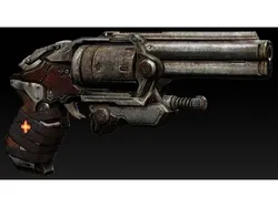 Gears of War 3 boltok with hole for cylindrical dowel pins