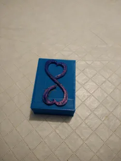 Infinite Heart Tattoo 3D Printed