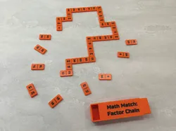 Math Match: Factor Chain - Free 3D Print Model