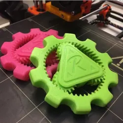 Print-in-place Geared Maker Coin