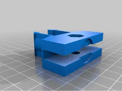Rail mount for a dial indicator for the Creality CR-10 printer (Bed leveling)