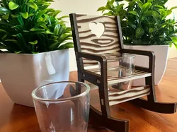 Rocking Shot Glass, Shot - Free 3D Print Model