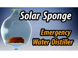 Solar Sponge Emergency Water Distiller