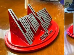 Captain Scarlet Dinky display plinth - Free 3D Print Model