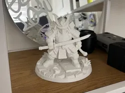 Chibi Armored Samurai | Epic Warrior Figurine - Free 3D Print Model