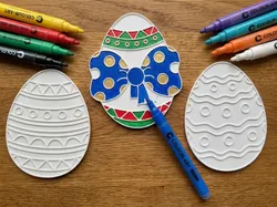 Coloring Page Easter Egg  - Free 3D Print Model