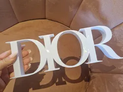 Dior Script Decor  - Free 3D Print Model