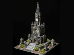 Medieval Tower Diorama Miniature Model - Free 3D Print Model