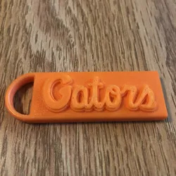 Florida Gators Script Keychain