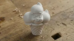 Funny Ice Cream Cone - Free 3D Print Model
