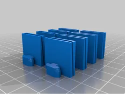 Ribbon cable management for 20x20 extrused aluminum rail