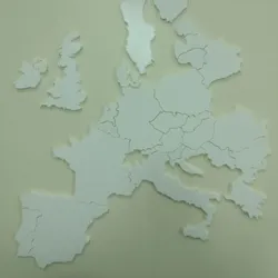 3D4KIDS exercise: 3D map of European countries