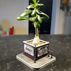 Brickwall Diorama Planter