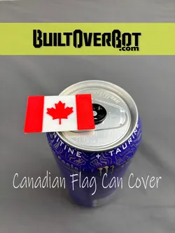 Canadian Flag Soda Can Cover
