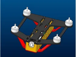 drone quad quadcopter rocket 215 print 3D
