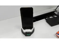 Dual dock charging station for Apple Watch and iPhone