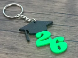 Graduation Cap keychain class of 2026 - Free 3D Print Model
