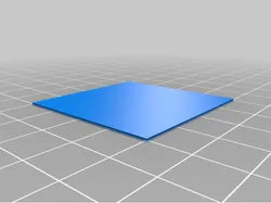 Infill & calibration square 40 mm X 0,4 mm
