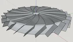 Jet Blade Compressor or turbine.