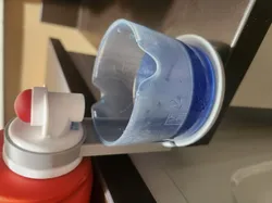 Laundry detergent cup holder for Tide and Gain Jugs