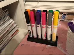 Marker stand, 12x - Crayola colored markers 15mm