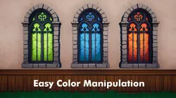 61 Stylized Windows - Stylized RPG Fantasy Prop Pack Low-poly 3D model