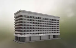 ARO Palace Hotel - Iconic Landmark from Brasov 3D model