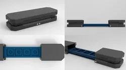 Artisan Keycap Storage Box 4 Slot 3D print model