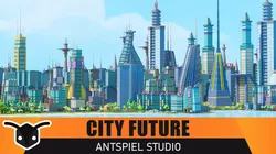City Future Low-poly 3D model